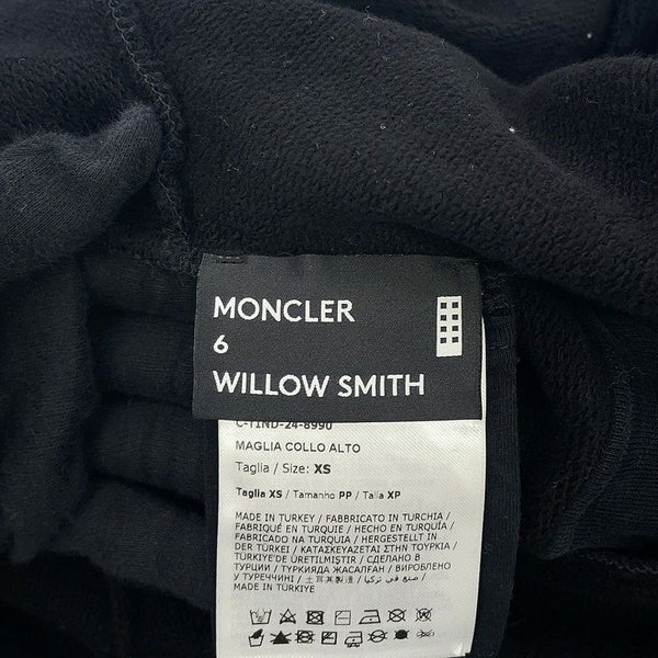 モンクレール ニット ウィロースミス ハーフジップ J209T8G00005 レディースサイズXS MONCLER 黒