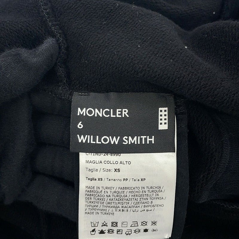 モンクレール ニット ウィロースミス ハーフジップ J209T8G00005 レディースサイズXS MONCLER 黒