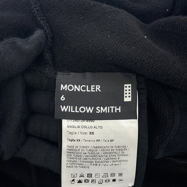 モンクレール ニット ウィロースミス ハーフジップ J209T8G00005 レディースサイズXS MONCLER 黒