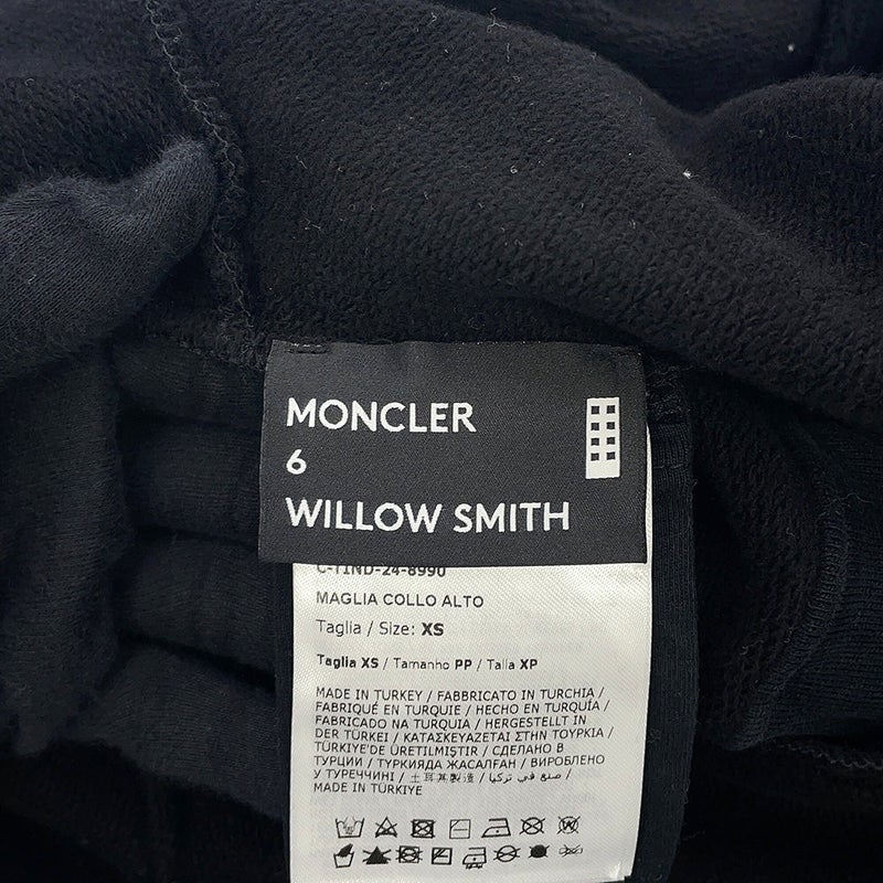 モンクレール ニット ウィロースミス ハーフジップ J209T8G00005 レディースサイズXS MONCLER 黒