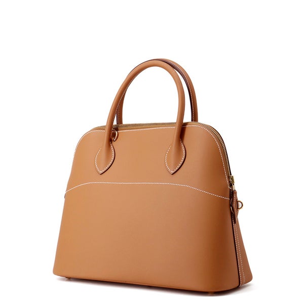 エルメス ハンドバッグ ボリード31 ゴールド/ゴールド金具 ヴォーシャモニー □G刻印 ２wayショルダー