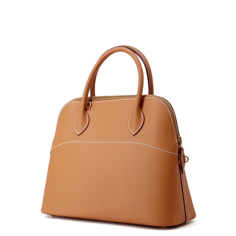 エルメス ハンドバッグ ボリード31 ゴールド/ゴールド金具 ヴォーシャモニー □G刻印 ２wayショルダー