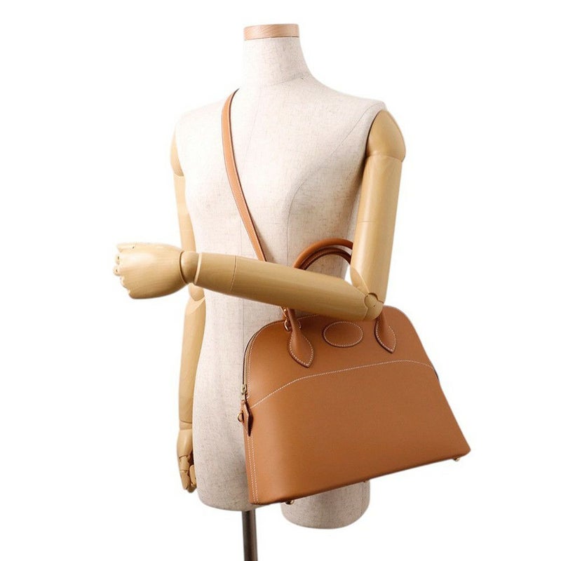 エルメス ハンドバッグ ボリード31 ゴールド/ゴールド金具 ヴォーシャモニー □G刻印 ２wayショルダー