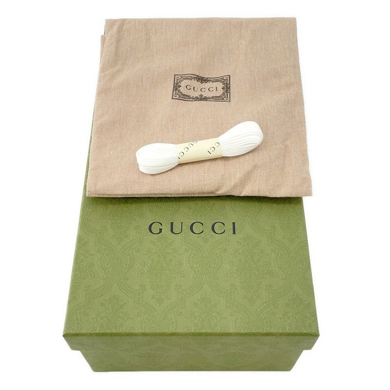 グッチ スニーカー マック80 ハティ スチュアート コラボ キャンバス/ラバー インターロッキングG メンズサイズ8 GUCCI 靴