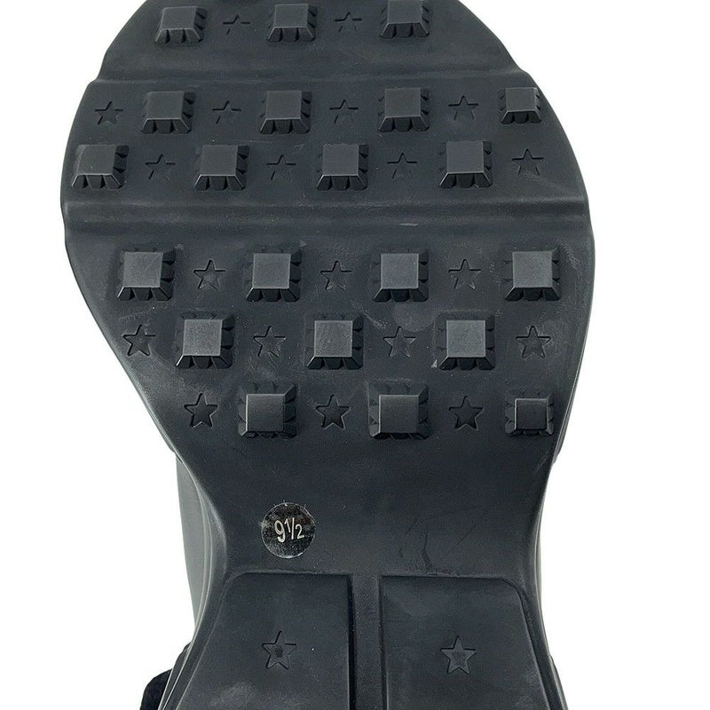 グッチ スニーカー ライトン カウハイドレザー インターロッキングG メンズサイズ9 1/2 GUCCI 靴 黒 2023FW