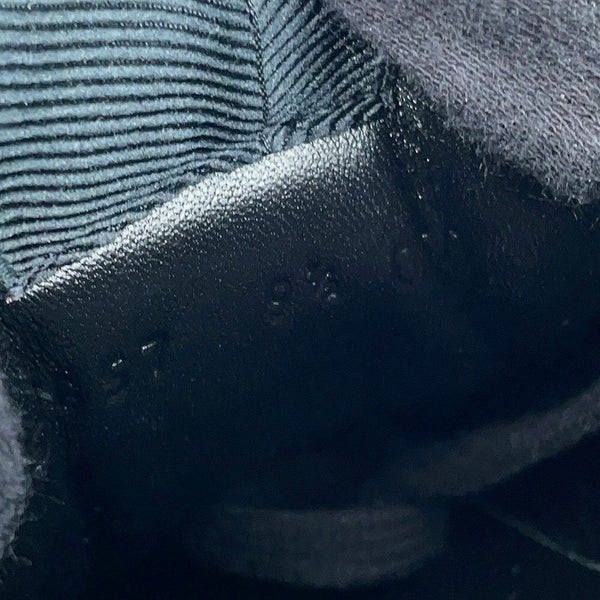 グッチ スニーカー ライトン カウハイドレザー インターロッキングG メンズサイズ9 1/2 GUCCI 靴 黒 2023FW