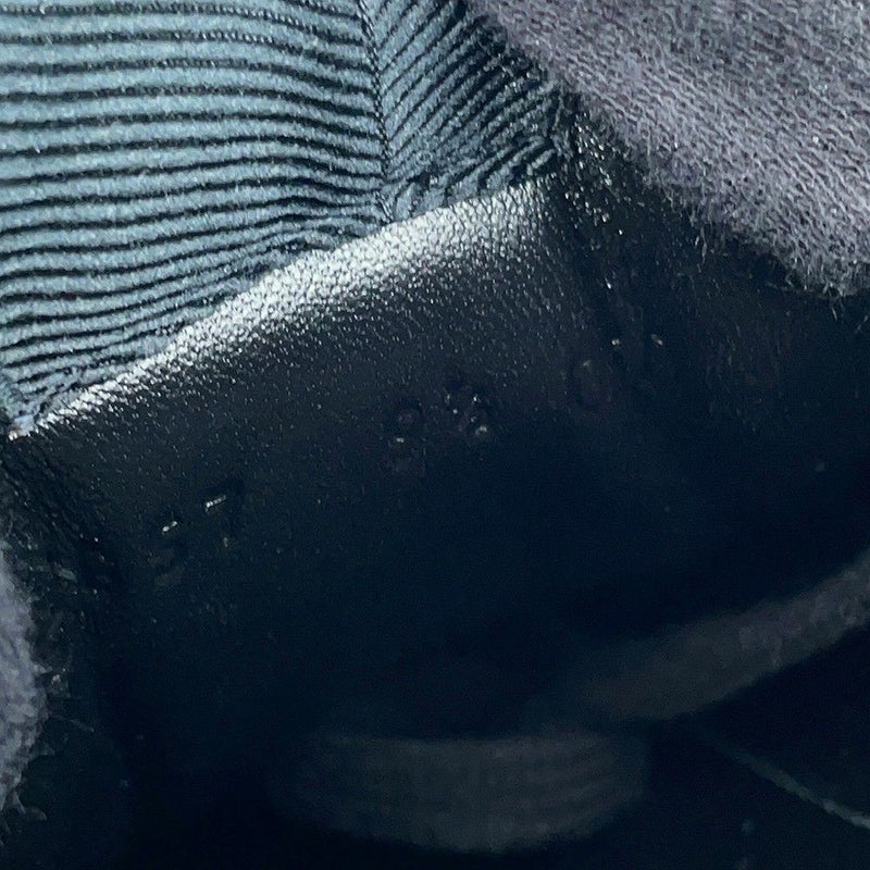 グッチ スニーカー ライトン カウハイドレザー インターロッキングG メンズサイズ9 1/2 GUCCI 靴 黒 2023FW