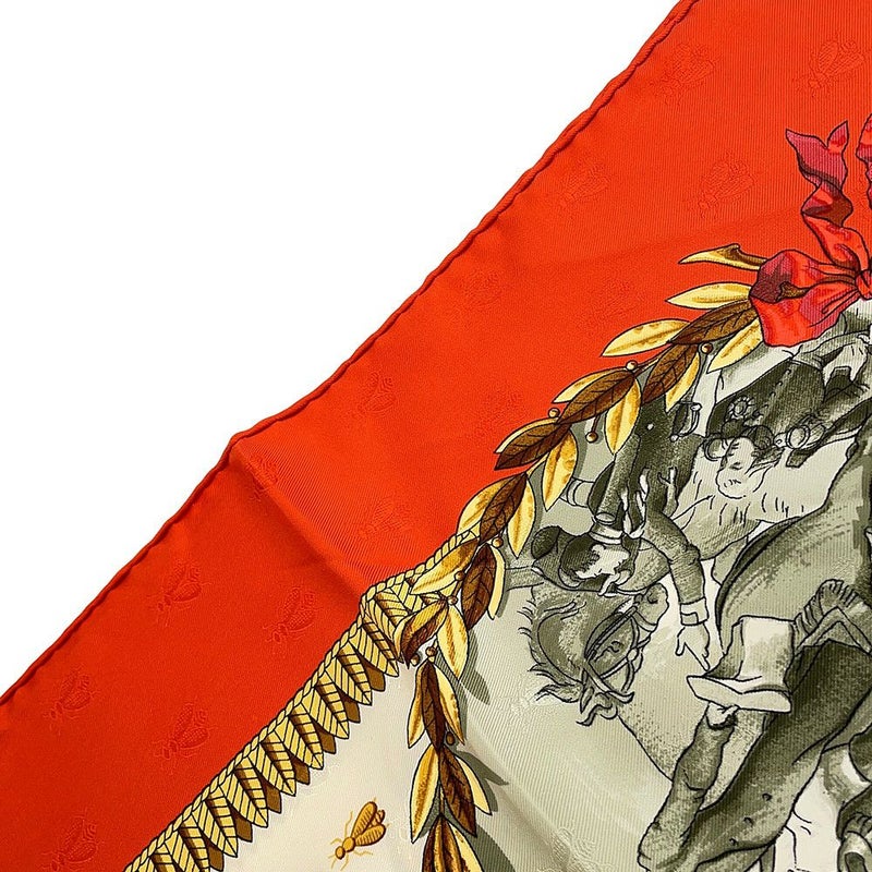 エルメス カレ90 ナポレオン NAPOLEON HERMES シルク スカーフ