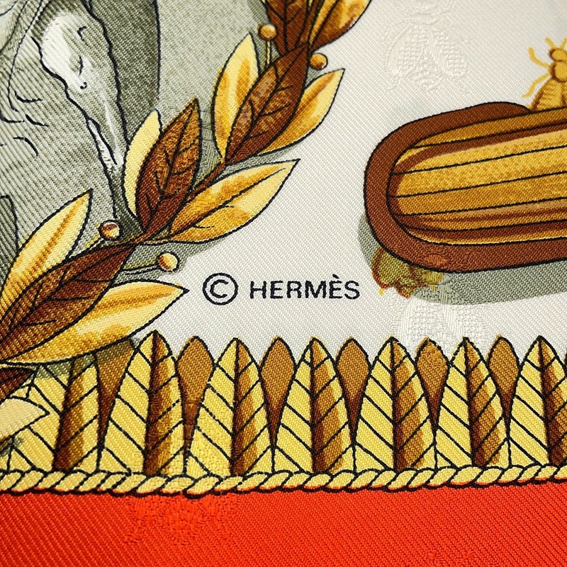 エルメス カレ90 ナポレオン NAPOLEON HERMES シルク スカーフ