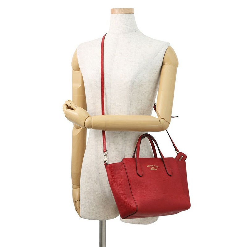 グッチ ハンドバッグ レザー スウィング ミニ 368827 GUCCI バッグ 2way ショルダーバッグ SWING