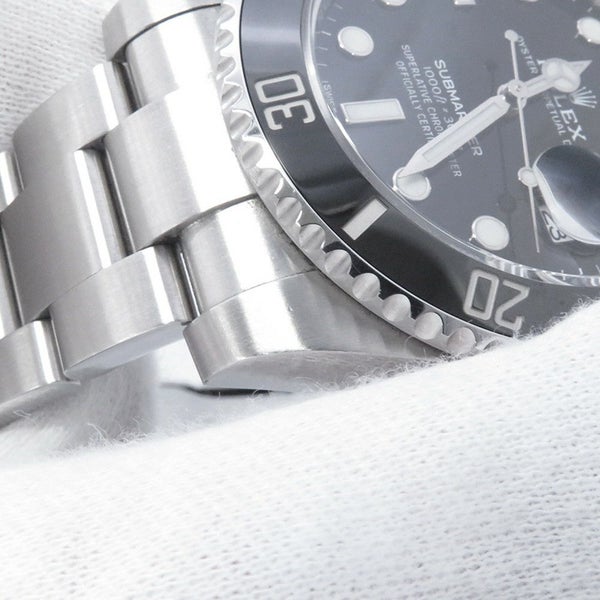 ロレックス サブマリーナ デイト ランダムシリアル ルーレット 116610LN ROLEX 腕時計 ウォッチ 黒文字盤
