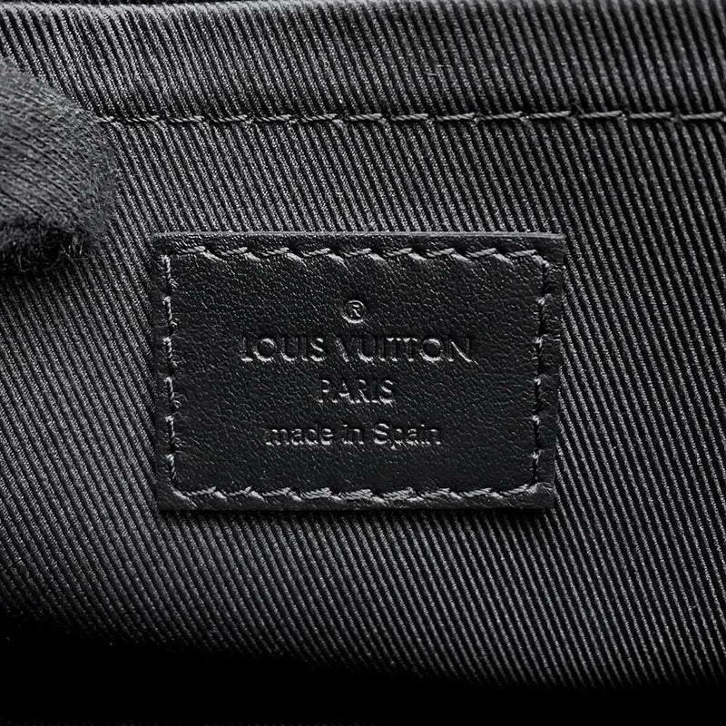 ルイヴィトン クラッチバッグ モノグラム・シャドウ ポシェット・トゥ・ゴー M81570 ブラック 黒