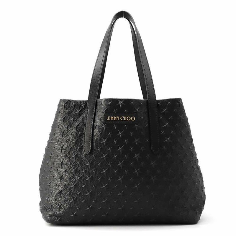 ジミーチュウ トートバッグ ソフィア スターエンボス M レザー SOFIAMEMG JIMMY CHOO 黒