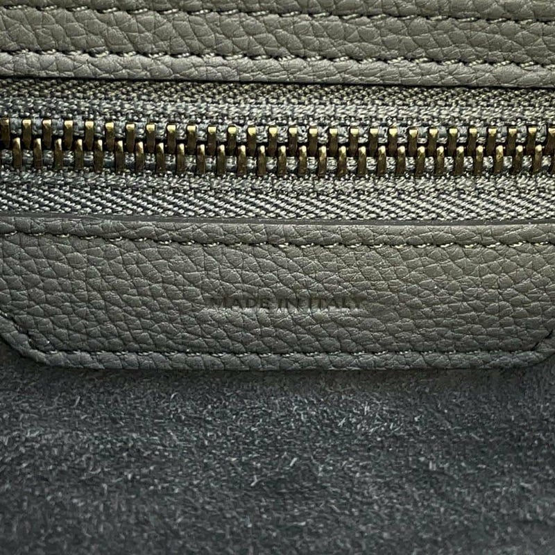 セリーヌ ハンドバッグ ラゲージ マイクロ ショッパー レザー 189793AQL CELINE バッグ