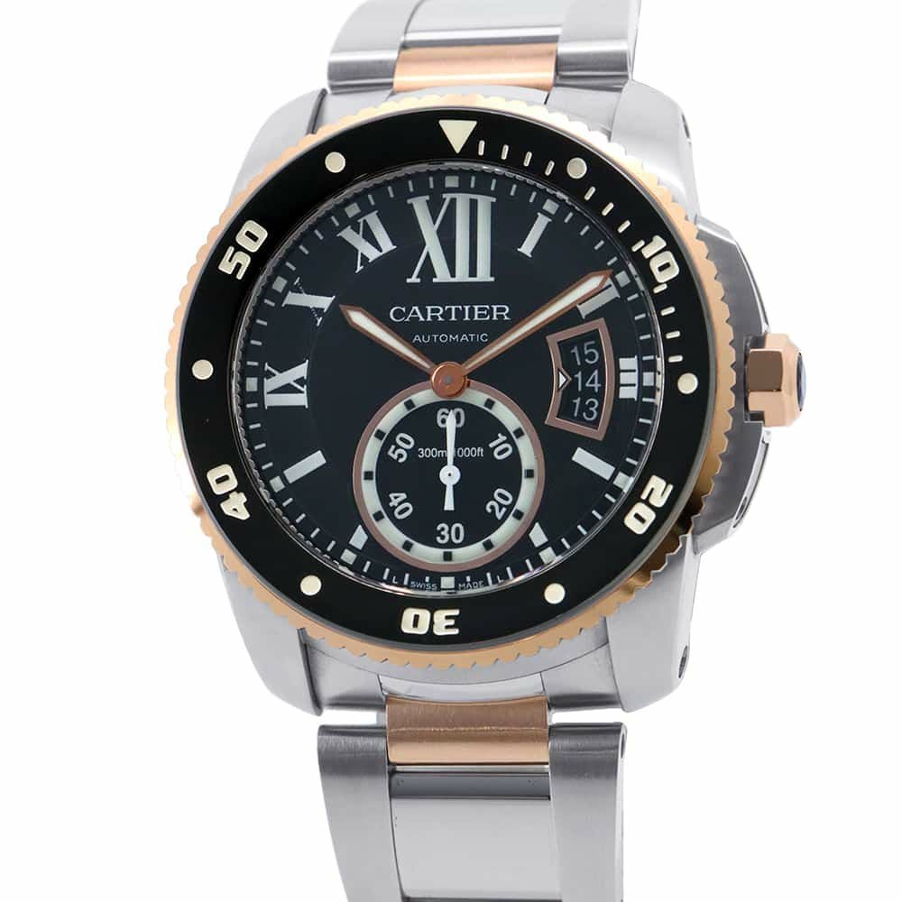 ブラックフライデー12月1日まで　Cartier（カルティエ）中古本 カルティエ カリブル ドゥ カルティエ ダイバー W7100054Cartier