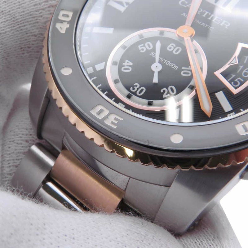 カルティエ カリブル ドゥ カルティエ ダイバー W7100054Cartier 腕時計 黒文字盤