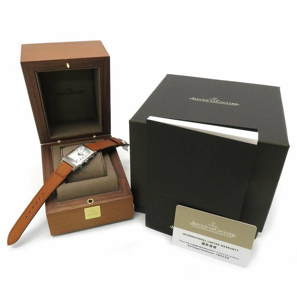 ジャガールクルト レベルソ トリビュート モノフェイス Q7168420 腕時計 シルバー文字盤