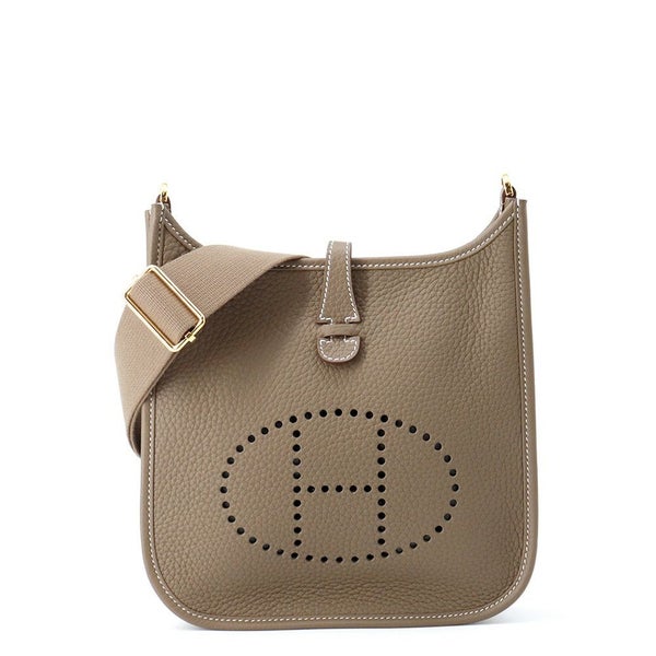 エルメス ショルダーバッグ エブリン3 23 エトゥープ/ゴールド金具 トリヨンクレマンス K刻印