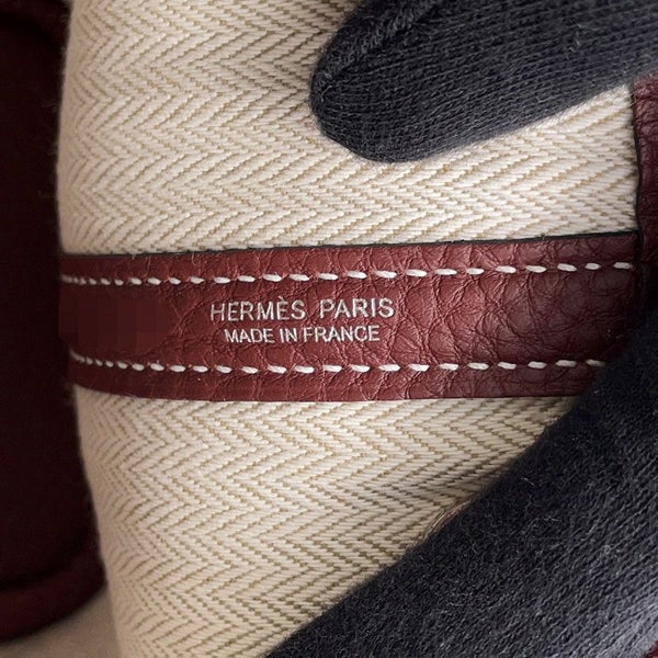 エルメス トートバッグ ネオ・ガーデン 23 ガーデンパーティ ルージュアッシュ/シルバー金具 ネゴンダ W刻印