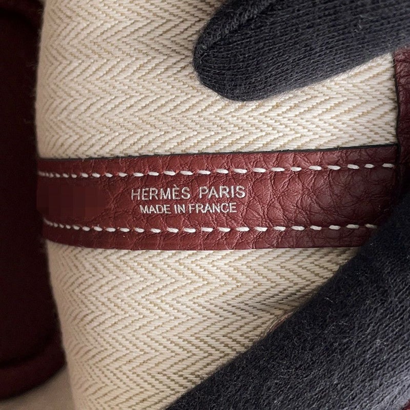 エルメス トートバッグ ネオ・ガーデン 23 ガーデンパーティ ルージュアッシュ/シルバー金具 ネゴンダ W刻印