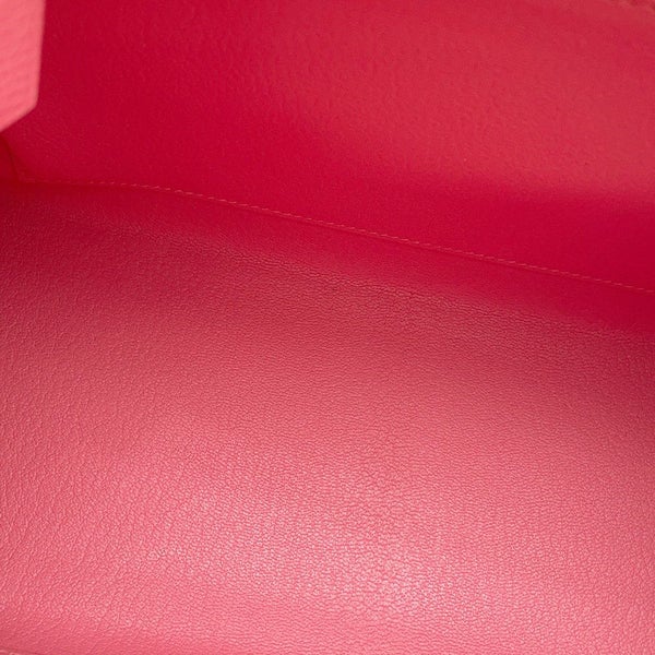 エルメス ハンドバッグ ケリー28 外縫い ローズアザレ/シルバー金具 エプソン D刻印 ２wayショルダー