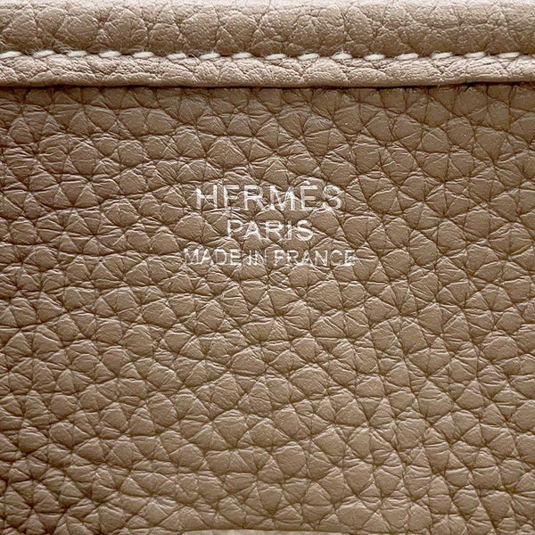 エルメス ショルダーバッグ エブリン3 GM エトゥープ/シルバー金具 トリヨンクレマンス T刻印
