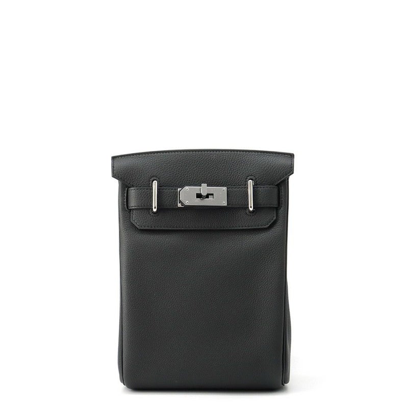 エルメス ボディバッグ ケリー アッカドPM プロン/シルバー金具 トゴ K刻印 HERMES メンズ 黒