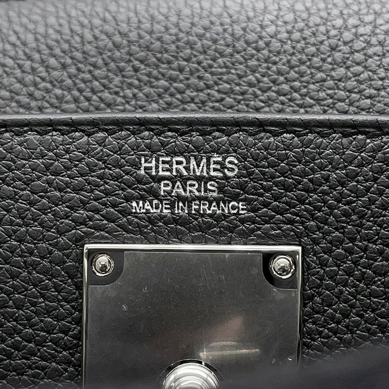 エルメス ボディバッグ ケリー アッカドPM プロン/シルバー金具 トゴ K刻印 HERMES メンズ 黒