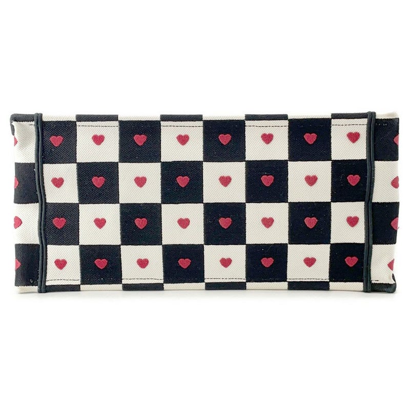 クリスチャン・ディオール トートバッグ アムールコレクション ブックトート ミディアム Christian Dior 白 黒