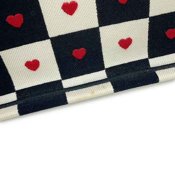 クリスチャン・ディオール トートバッグ アムールコレクション ブックトート ミディアム Christian Dior 白 黒