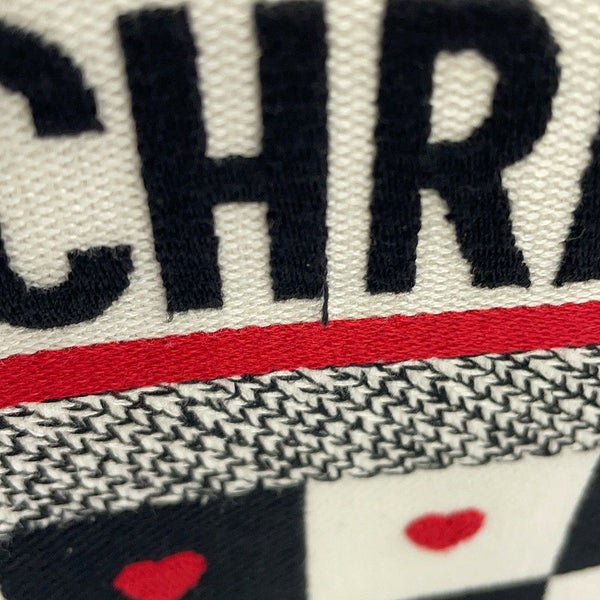 クリスチャン・ディオール トートバッグ アムールコレクション ブックトート ミディアム Christian Dior 白 黒