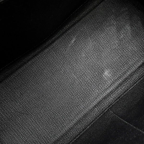 エルメス ハンドバッグ ケリー28 内縫い ブラック/シルバー金具 トゴ U刻印 ２wayショルダー 黒