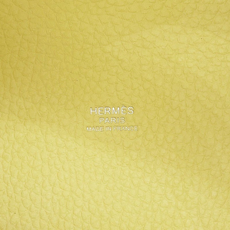 エルメス ハンドバッグ ピコタンロックPM リモンチェッロ/シルバー金具 トリヨンクレマンス W刻印