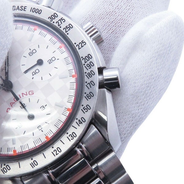 オメガ スピードマスター レーシング ミハエル・シューマッハ 限定4000本 3517.30 OMEGA 腕時計 シルバー文字盤