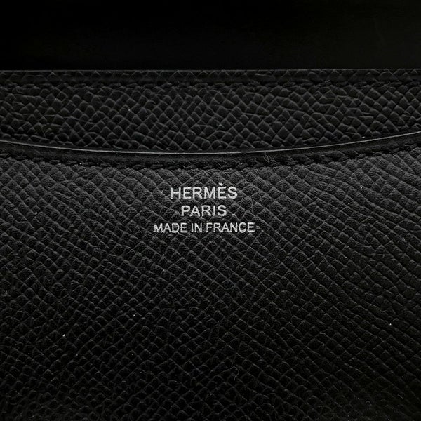 エルメス ミニ コンスタンス3 ミロワール ブラック/シルバー金具 エプソン K刻印 黒