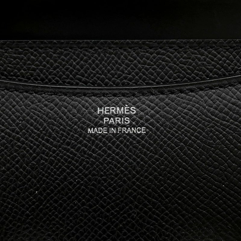 エルメス ミニ コンスタンス3 ミロワール ブラック/シルバー金具 エプソン K刻印 黒