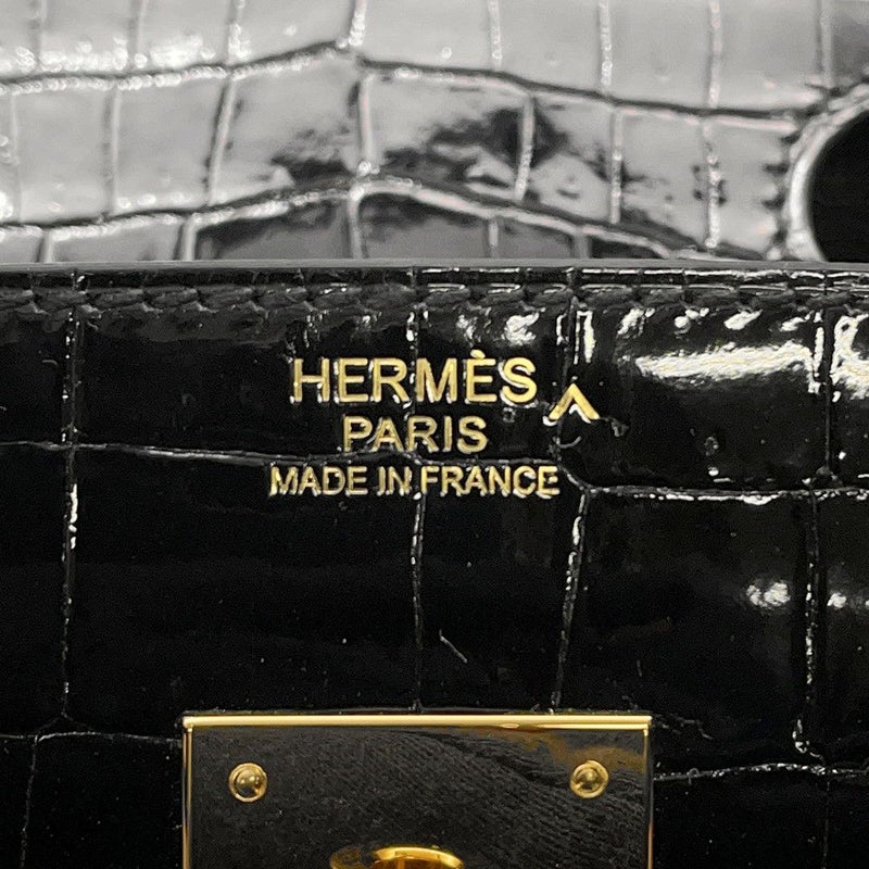 エルメス バーキン30 ブラック/ゴールド金具 ポロサスシャイン Y刻印 HERMES Birkin ハンドバッグ 黒