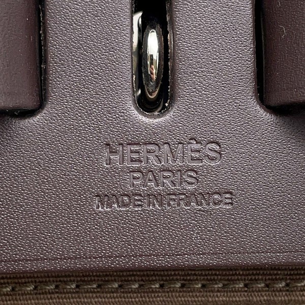 エルメス エールバッグジップPM アド  エトゥープ/シルバー金具 トワルオフィシエ/バッシュハンター Z刻印