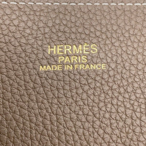 エルメス トートバッグ ドゥブルセンス36 クレ/エトゥープ トリヨンクレマンス Z刻印