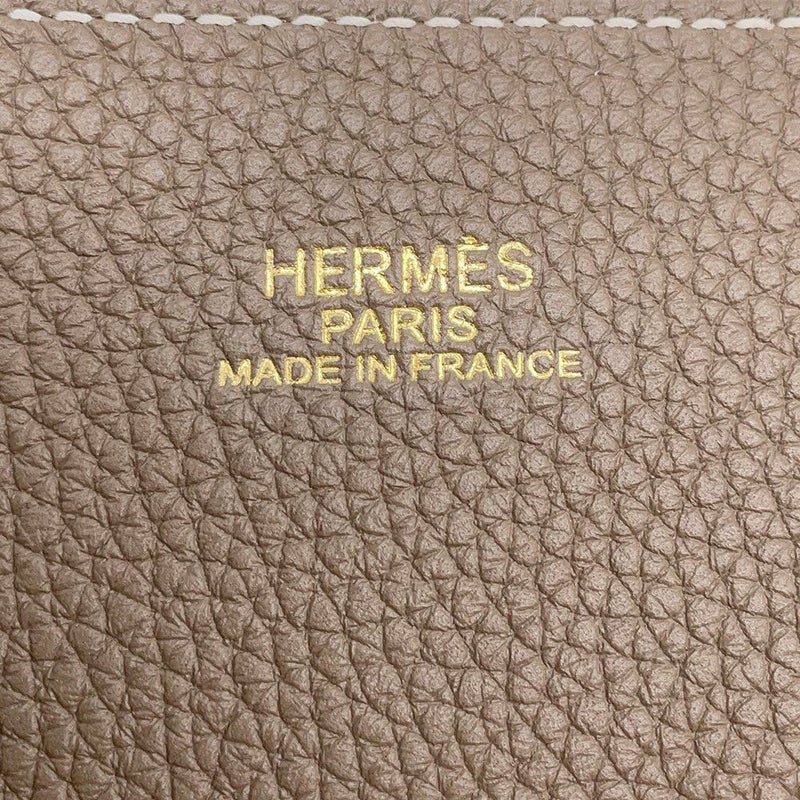 エルメス トートバッグ ドゥブルセンス36 クレ/エトゥープ トリヨンクレマンス Z刻印