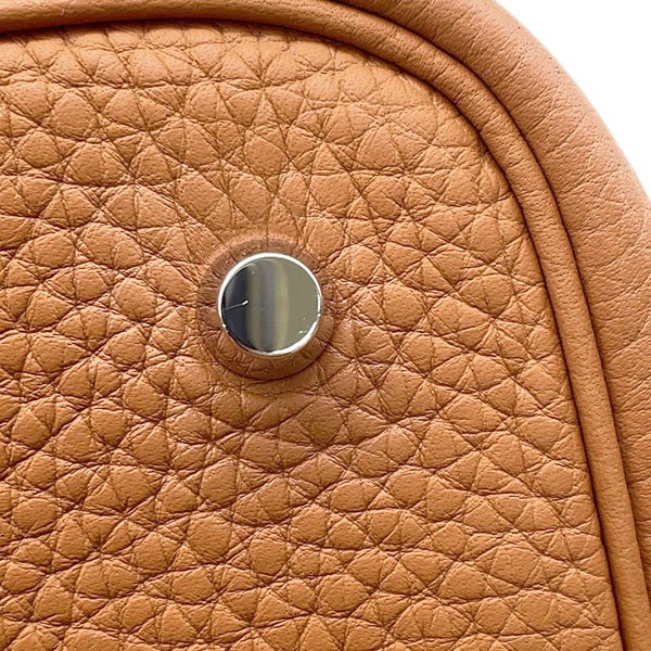 エルメス ハンドバッグ ピコタンロックMM ゴールド/シルバー金具 トリヨンクレマンス Ｗ刻印