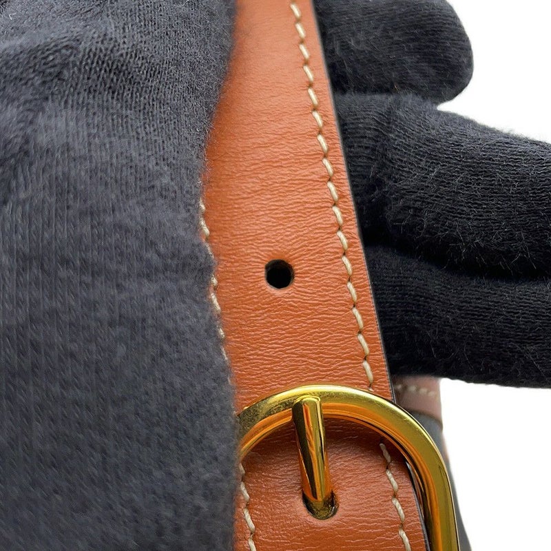 セリーヌ ショルダーバッグ トリオンフ スモール ドローストリングバッグ PVC/レザー 191142 CELINE ブラウン