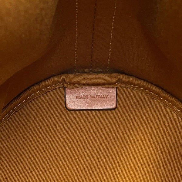 セリーヌ ショルダーバッグ トリオンフ スモール ドローストリングバッグ PVC/レザー 191142 CELINE ブラウン