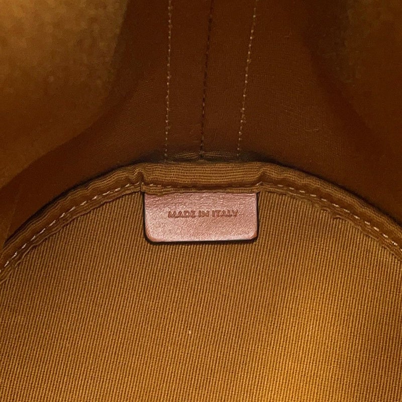 セリーヌ ショルダーバッグ トリオンフ スモール ドローストリングバッグ PVC/レザー 191142 CELINE ブラウン