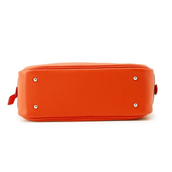 エルメス ハンドバッグ プリュム ミニ カプシーヌ/シルバー金具 スイフト □Q刻印 HERMES バッグ