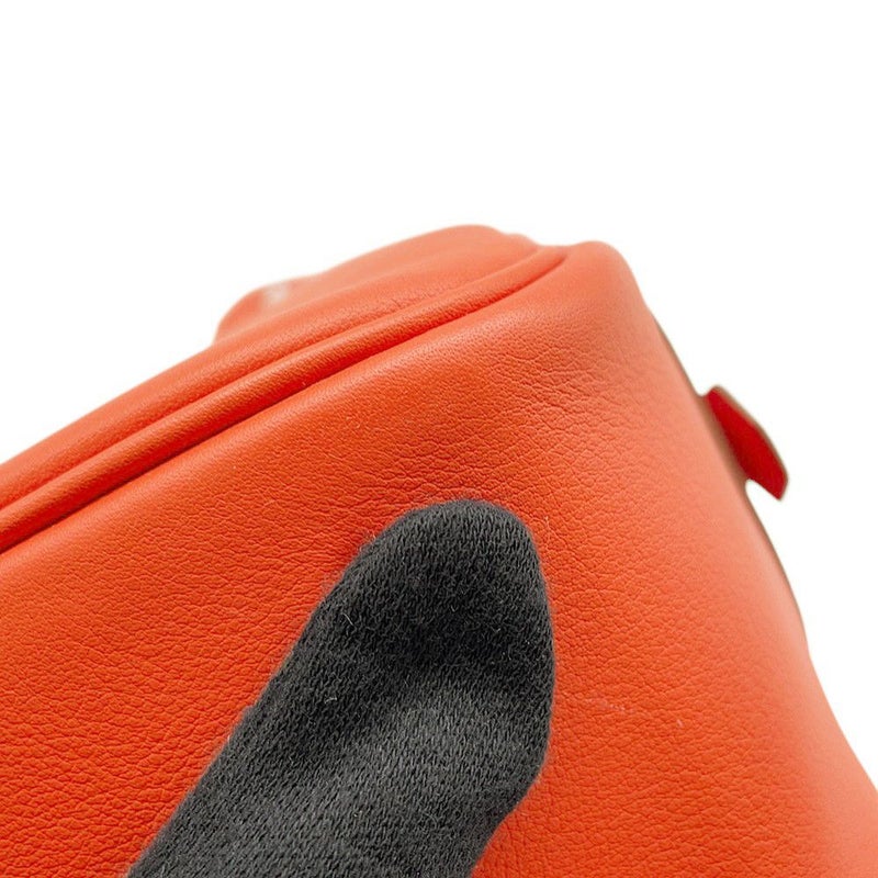 エルメス ハンドバッグ プリュム ミニ カプシーヌ/シルバー金具 スイフト □Q刻印 HERMES バッグ