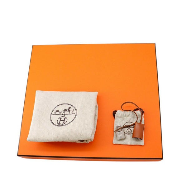 エルメス エールバッグジップPM オレンジミニアン/シルバー金具 トワルオフィシエ/バッシュハンター B刻印