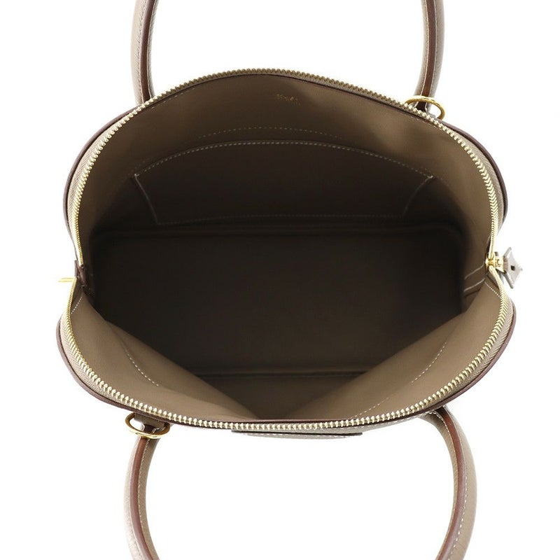 エルメス ハンドバッグ ボリード31 エトゥープ/ゴールド金具 トリヨンクレマンス U刻印 ２wayショルダー