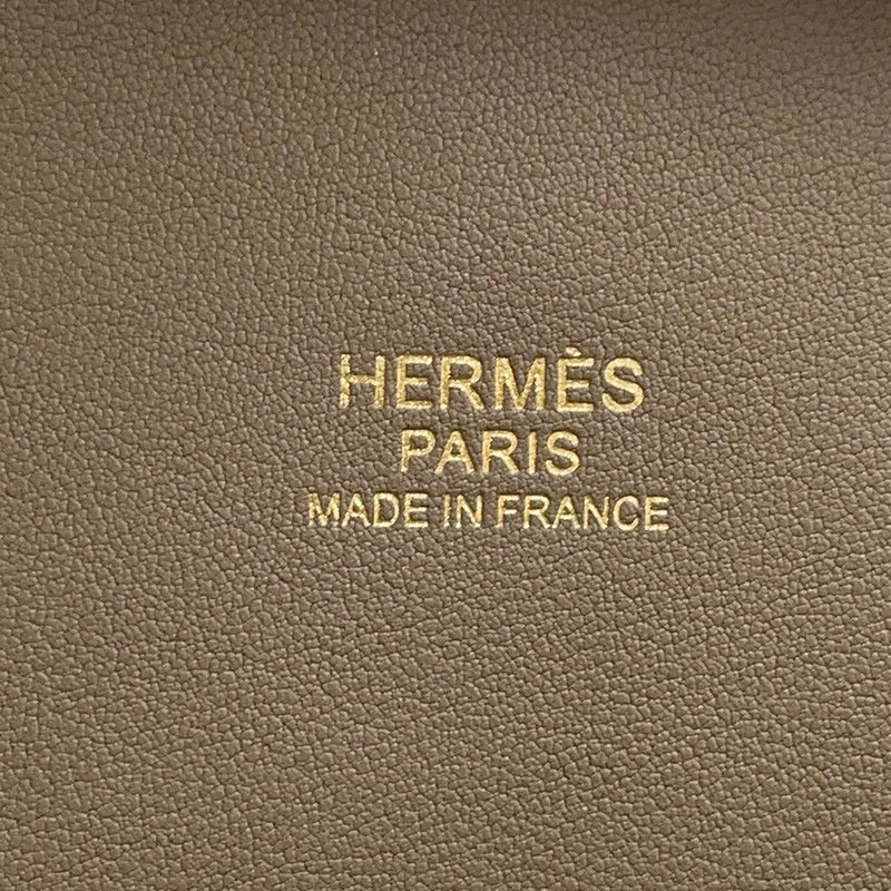 エルメス ハンドバッグ ボリード31 エトゥープ/ゴールド金具 トリヨンクレマンス U刻印 ２wayショルダー