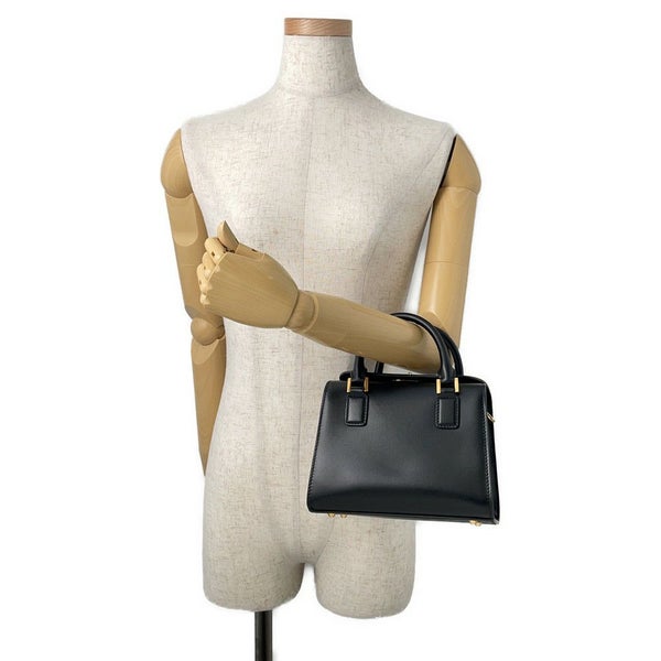 ディオール ハンドバッグ スモール ボストンバッグ ボックス レザー M8671UBEQ Christian Dior 2way 黒